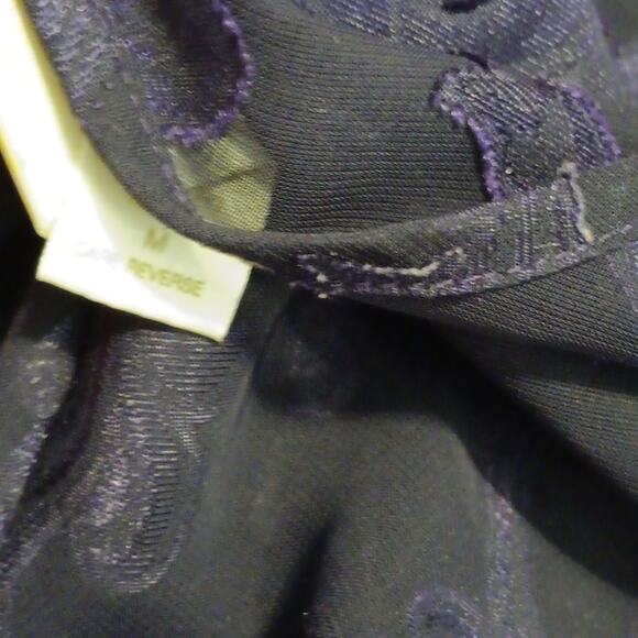 Victoria’s Secret Gold Label Sheer Maxi Slip Dress Purple Vintage Style Sz M - Picture 5 of 5